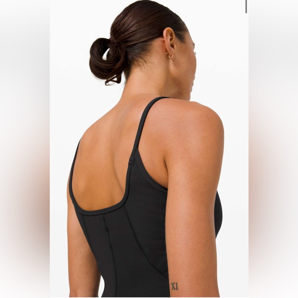 Ribbed Contoured Unitard 6” - Picture 2 of 10